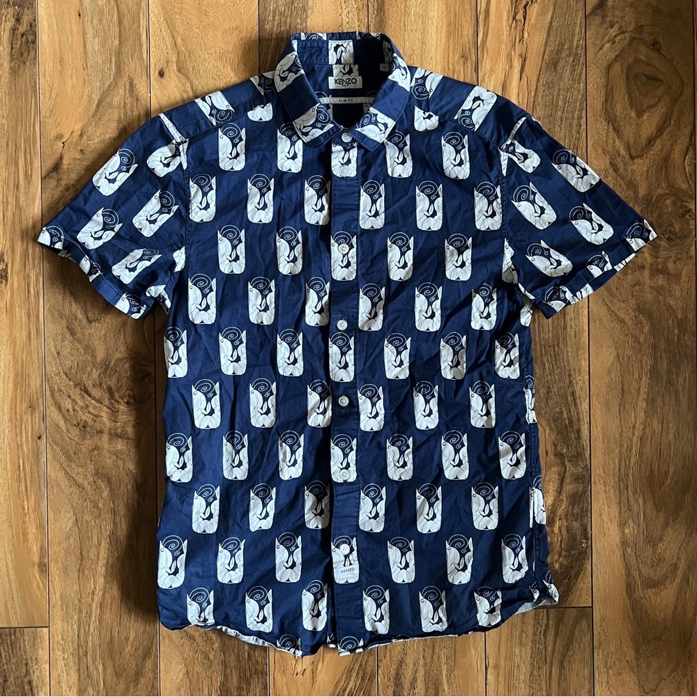 Kenzo Shrimp Button Down Shirt